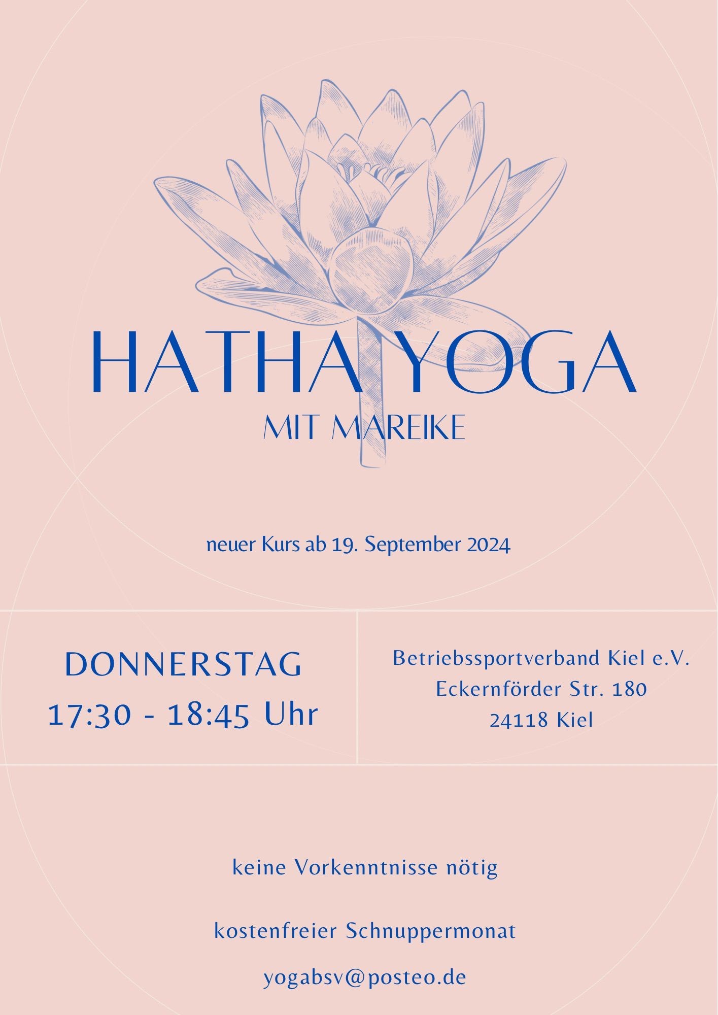 Neu im BSV - Hatha Yoga